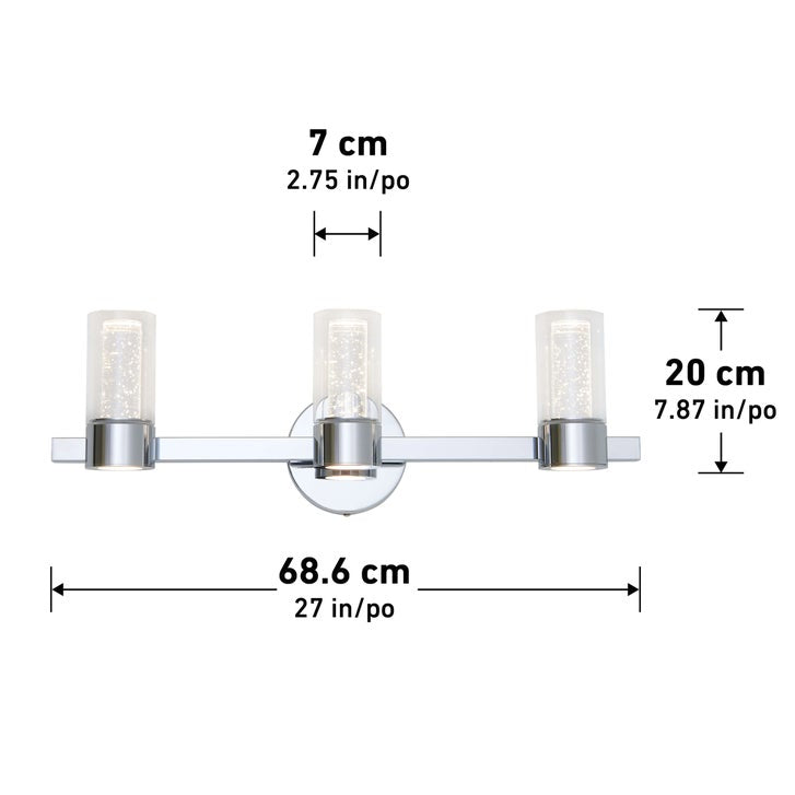 Artika Novello 3-light Vanity LED Light