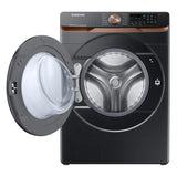 Samsung 27 in. 5.8 cu. ft. Black Stainless Steel Front Load Washer with Super Speed Wash and Steam