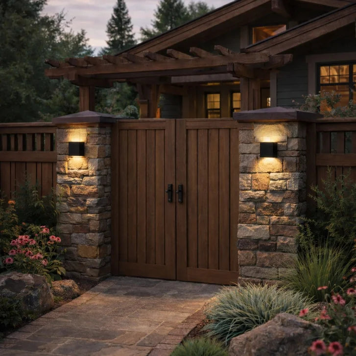 Light & Modern Melanie Style 5 in. Outdoor Rated LED Wall Sconce