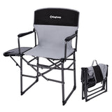 KingCamp Quick Fold Director's Chair with Oversized Seat