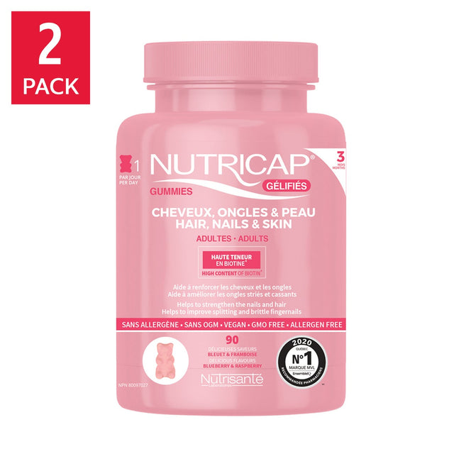 Nutricap Hair, Nails and Skin, 2 x 90 gummies P9