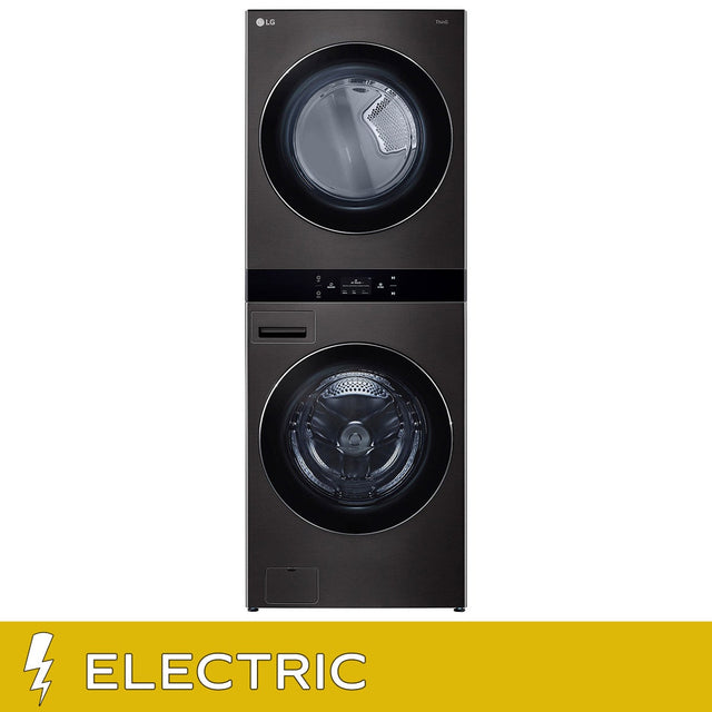 LG WashTower Single Unit Front Load 5.8 cu. ft. Washer And 7.4 cu. ft. Dryer with AI Advanced Washing And Auto Dispense C3