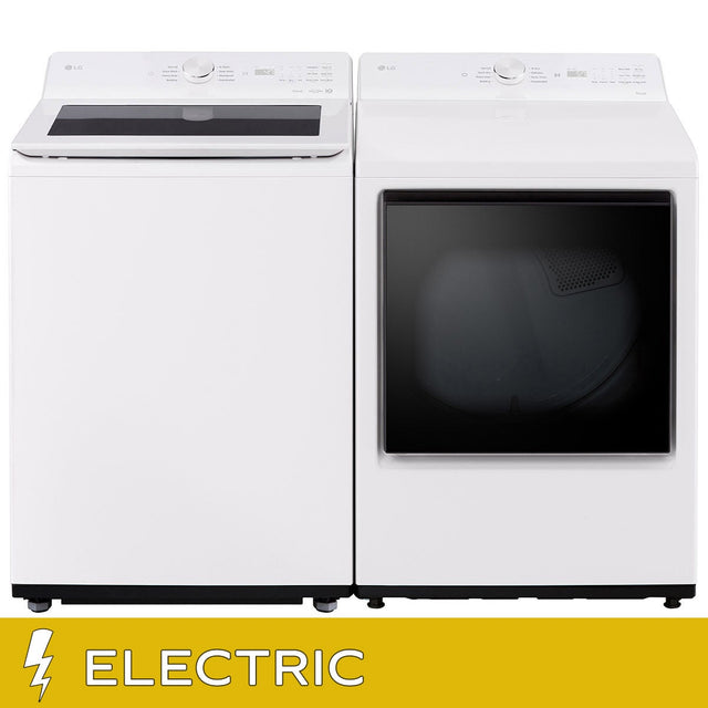 LG Laundry Bundle 5.6 cu. ft. Top Load Washer and 7.3 cu. ft. Electric Dryer R7