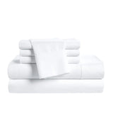 Hotel Signature Cotton Sateen Sheet Set, 6-piece