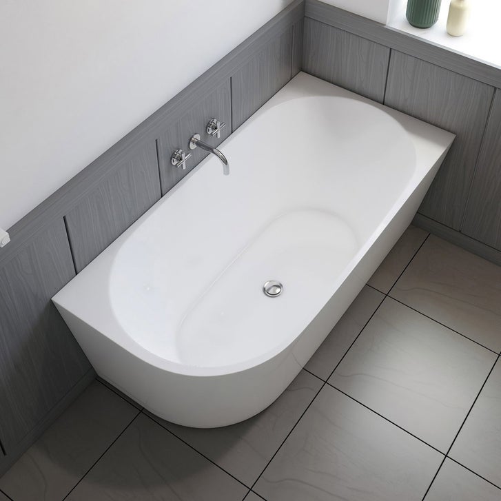 Appollo Andrew 59 in. Cornered Freestanding Tub