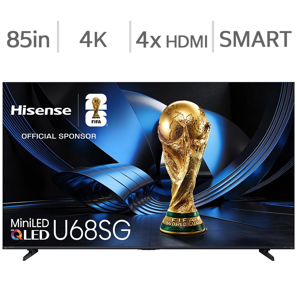 Hisense 85" Class - U68SG Series - 4K QLED Mini LED TV