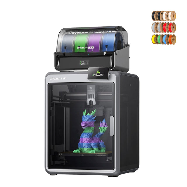 Creality K2 Combo Multi Color 3D Printer with 12 Filaments Hyper-PLA Bundle I2
