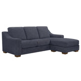 Thomasville Dillard – Woven Fabric 2-piece Sofa with Reversible Chaise