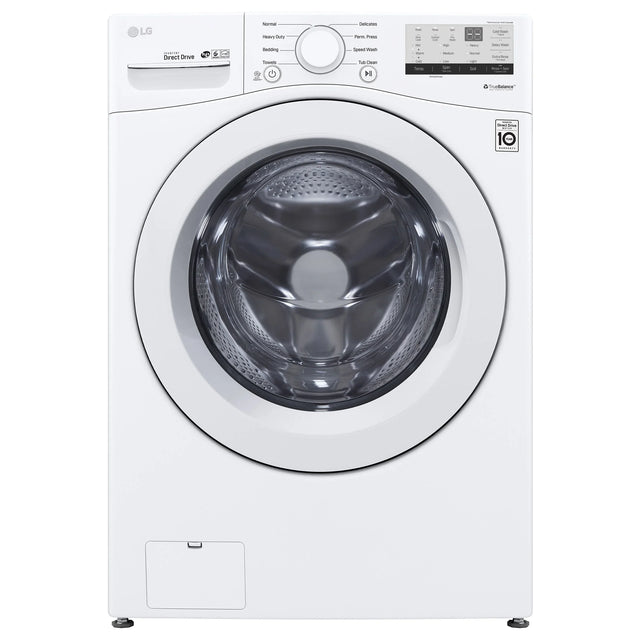 LG 5.2 cu ft. White Front Load Washer with Cold Wash Technology L9