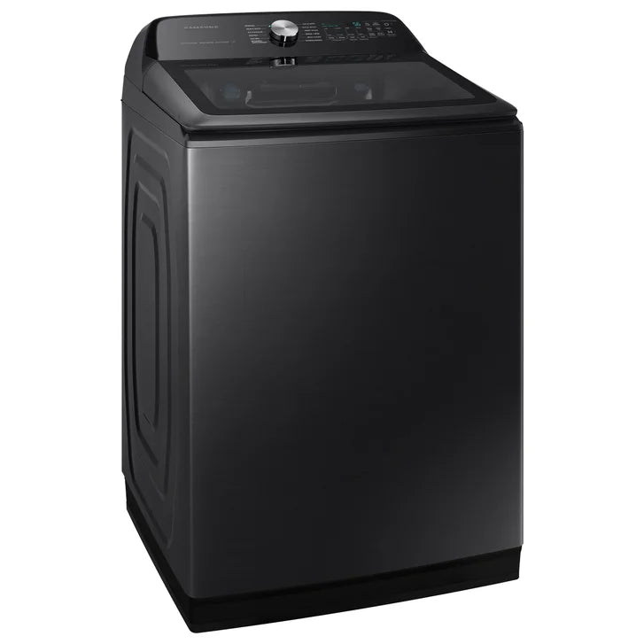 Samsung 27.5 in. 6.0 cu. ft. Black Stainless Steel Top Load Washer with SuperSpeed and EasyAccess Drum