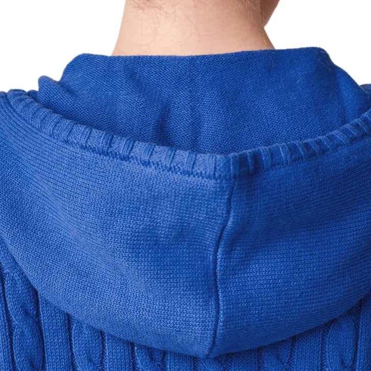 United Colors of Benetton Women’s Full Zip Cable Hoodie