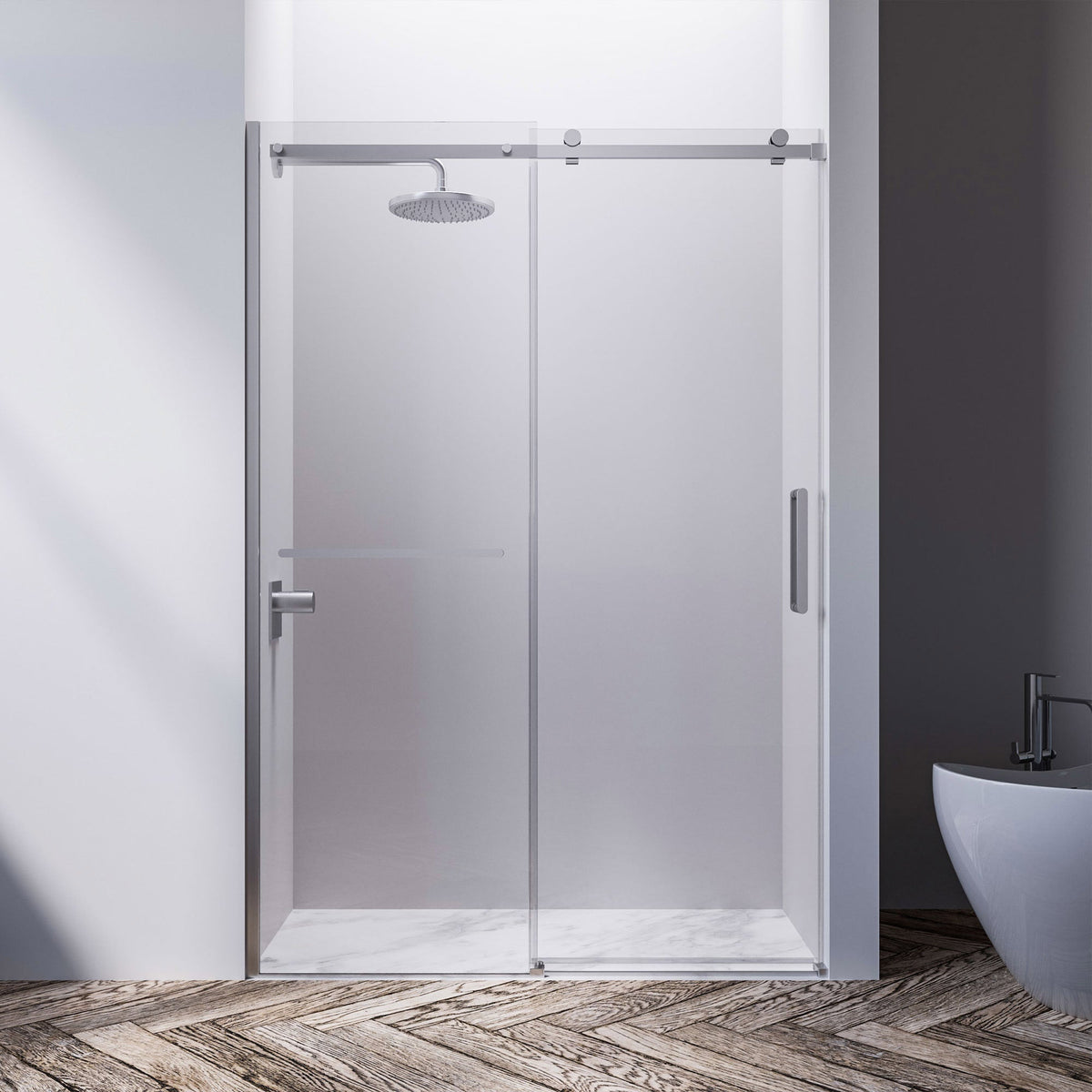 Hydro Vision 60 in. Reversible Alcove Shower Door and Base