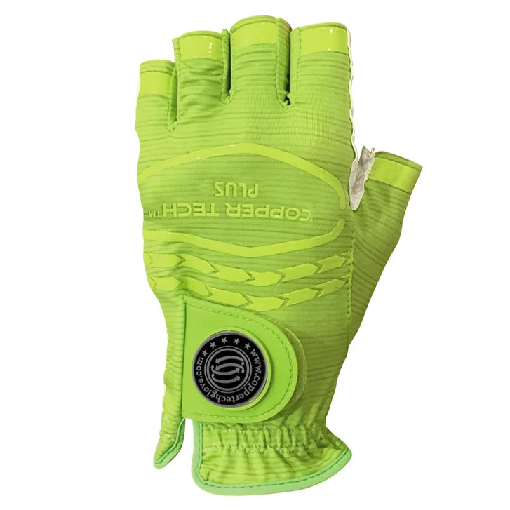 Copper Tech Women's Half Golf Glove, 2-pack
