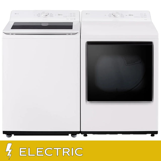 LG Laundry Bundle 5.8 cu. ft. Top Load Washer and 7.3 cu. ft. Electric Dryer R0