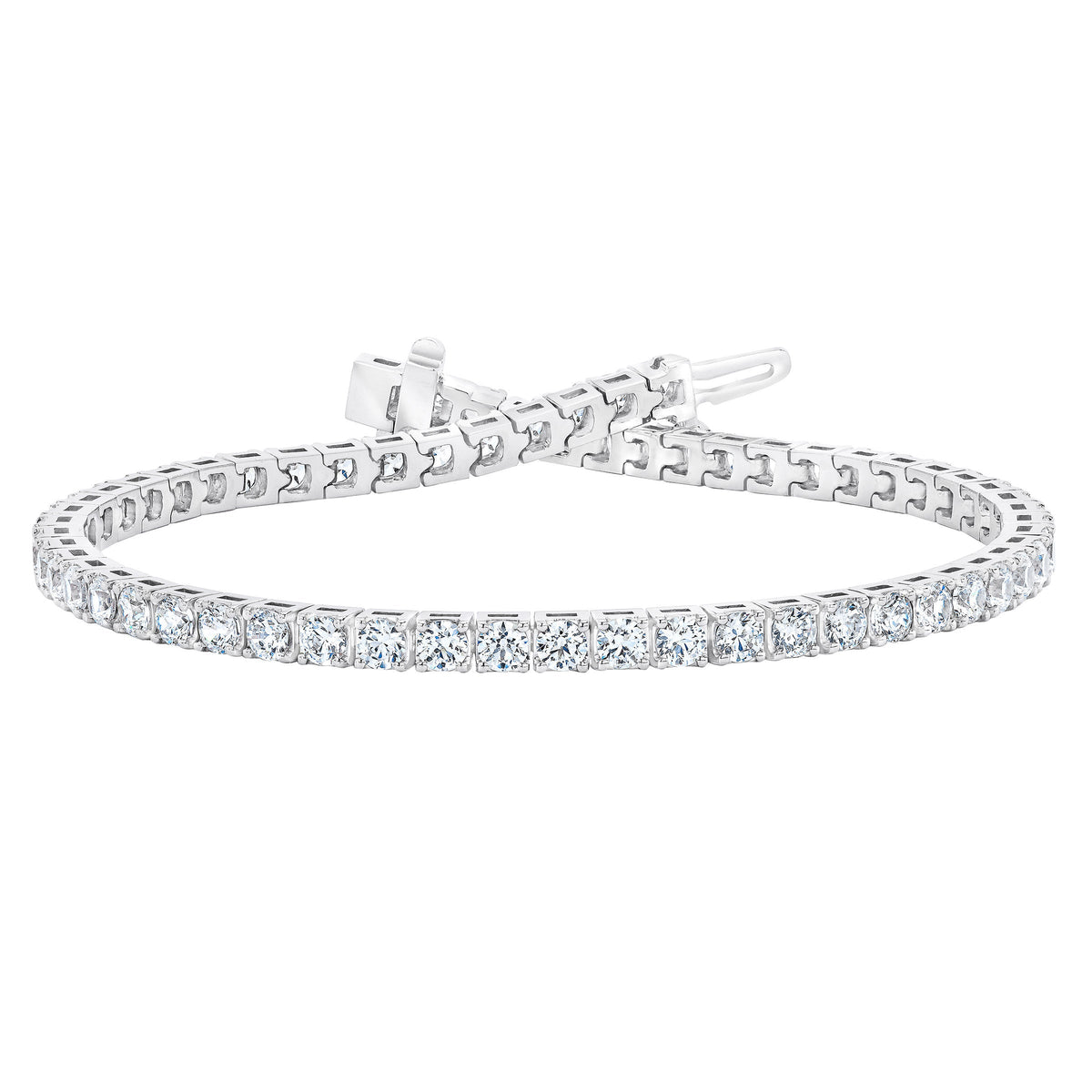 Round Brilliant Diamond Tennis Bracelet (5.00 ctw)