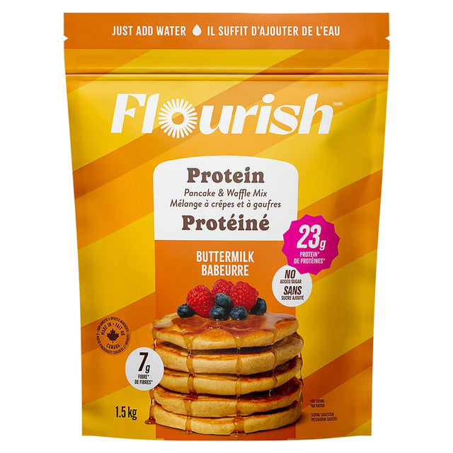 Flourish Protein Buttermilk Pancake and Waffle Mix, 1.5 kg P2