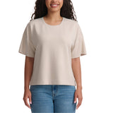 Splendid Women's Ribbed Short Sleeve Top
