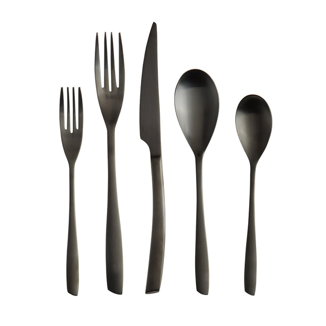 Safdie & Co. Mono Flatware Set, 60-piece D3