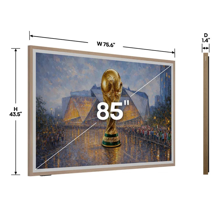 Hisense 85" Class - Canvas Series - 4K UHD QLED TV