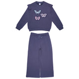Pekkle Boys' and Girls' Cozy Fuzzy Fleece 2-piece Sweatshirt and Pants Set