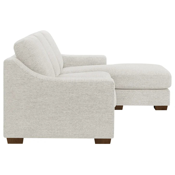 Thomasville Dillard – Woven Fabric 2-piece Sofa with Reversible Chaise