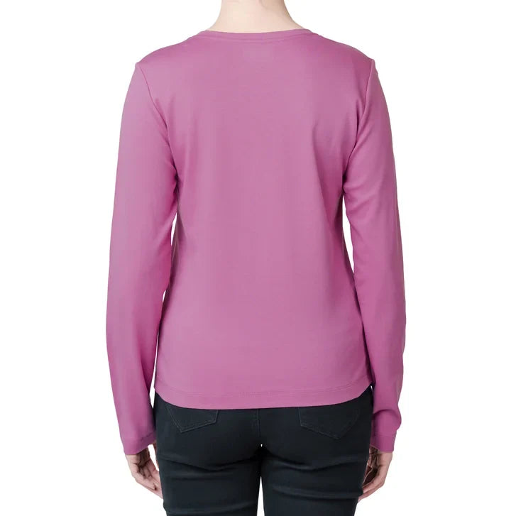 United Colors of Benetton Women’s Long Sleeve Supima Top