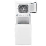 Frigidaire 27 in. White Electric 4.5 cu. ft. IEC Washer and 5.5 cu. ft. Dryer Laundry Centre
