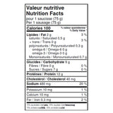 Northfork Meats Pure Wild Boar Sausages with Wild Honey and Garlic 75 g (2.6 oz) x 32 count