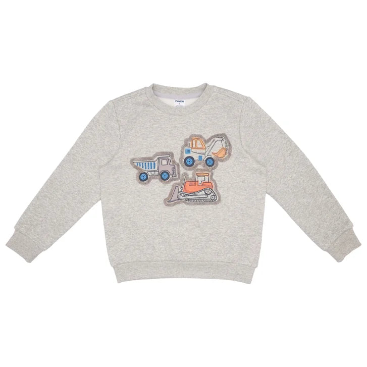 Pekkle Boys' and Girls' Cozy Fuzzy Fleece 2-piece Sweatshirt and Pants Set