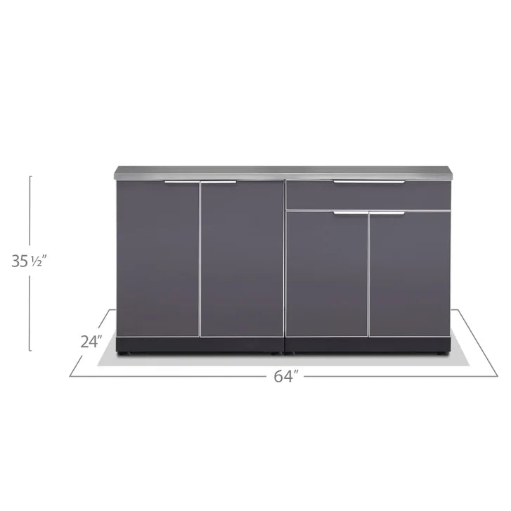 NewAge Products 3-piece Outdoor Kitchen Aluminum
