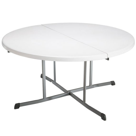 Lifetime 152.4 cm (60 in.) Round Commercial Fold in Half Table E2
