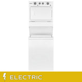 Whirlpool 27 in White Stacked Electric Laundry Centre with 4.0 cu. ft. I.E.C. Washer and 5.9 cu. ft. dryer