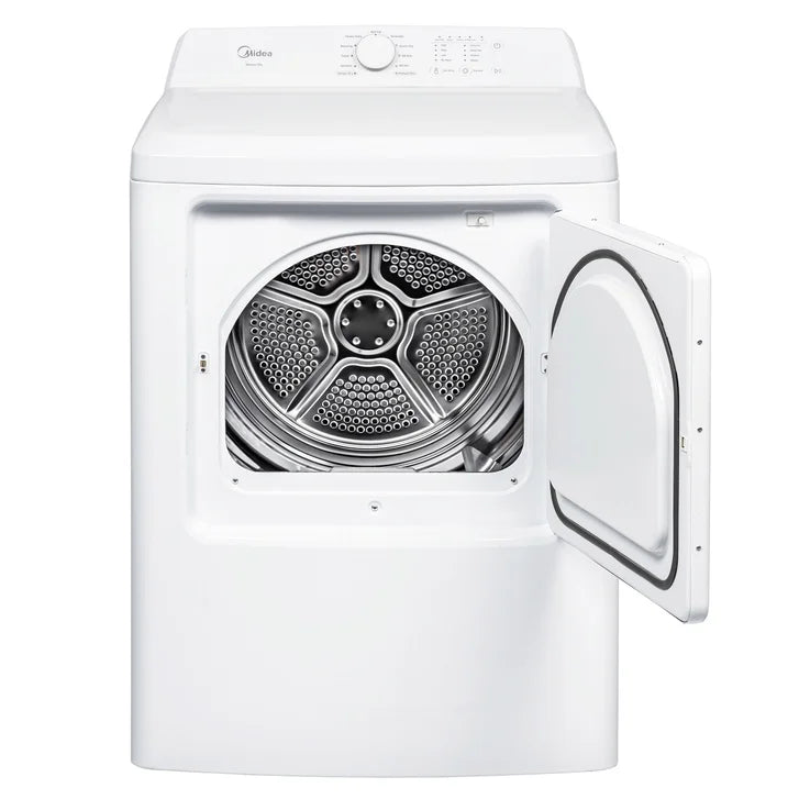 Midea 7.0 cu ft. White Electric Dryer with Sensor Dry