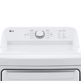 LG 7.3 cu ft. White Electric Ultra Large Capacity Dryer with Sensor Dry Technology