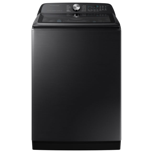 Samsung 27.5 in. 6.0 cu. ft. Black Stainless Steel Top Load Washer with SuperSpeed and EasyAccess Drum J1