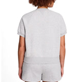 Champion Women's Short Sleeve Logo Fleece Sweater