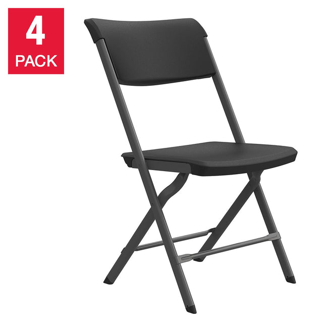 Lifetime Bypass Commercial Folding Chairs, 4-pack I5