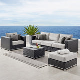 Soho 6-piece Patio Sectional Conversation Set