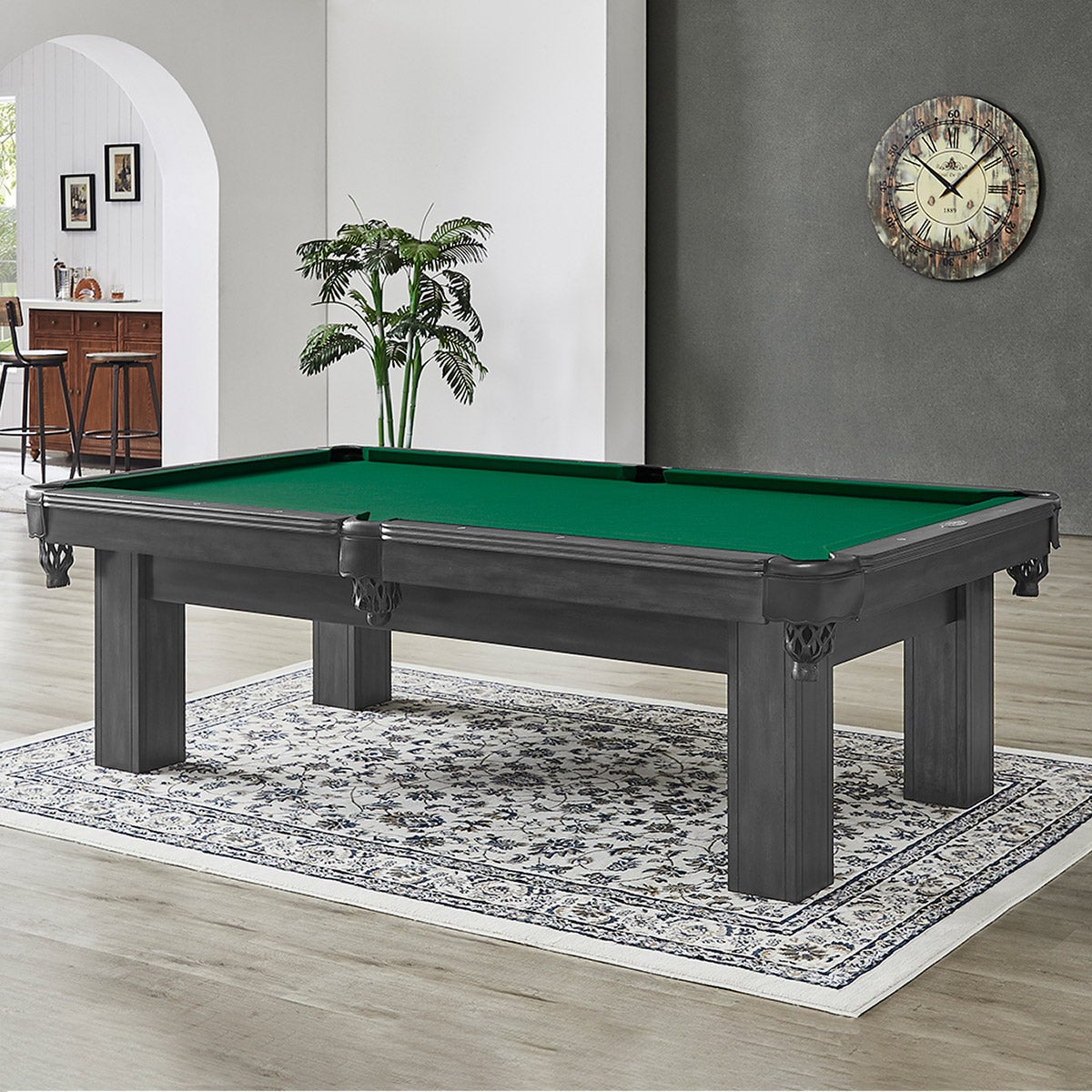 Beringer Cobalt 8 ft. Exotic Solid Wood Slate Billiard Table