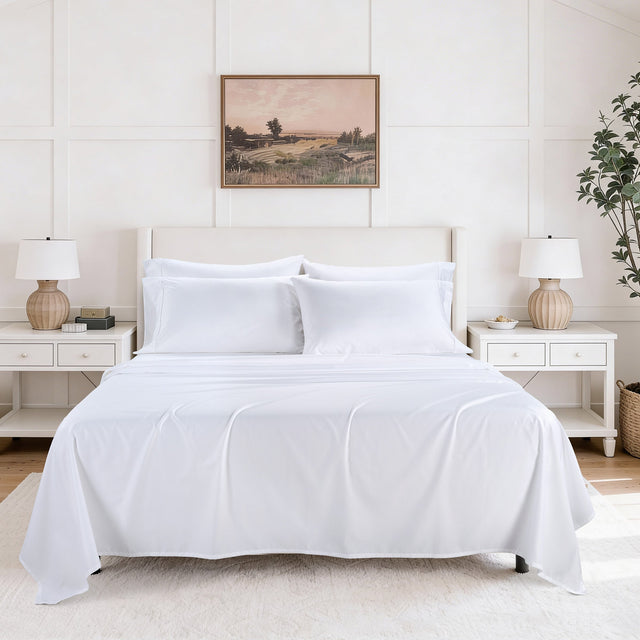 Hotel Signature Cotton Sateen Sheet Set, 6-piece R9