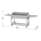 NXR 8 Burner Event Gas Grill with Cover