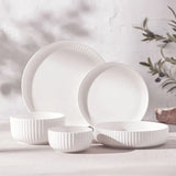 Maison Neuve Ridge Bone China Dinnerware Set, 40-pieces