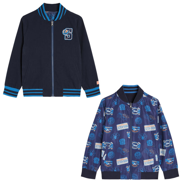 Scotch & Soda Kids' Reversible Bomber Jacket B6