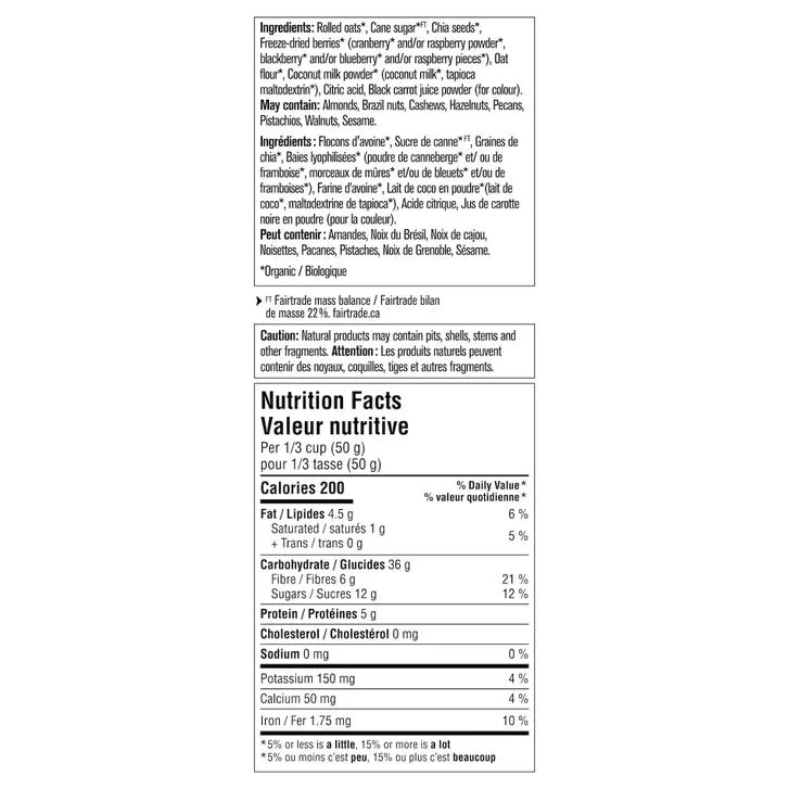 Prana Overnight Chia Oats, 2 × 800 g
