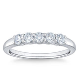 Five Stone Round Brilliant Diamond Ring (0.50 ctw)