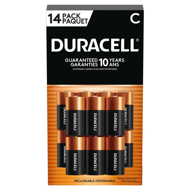 Duracell CopperTop C Batteries, 14-count J4