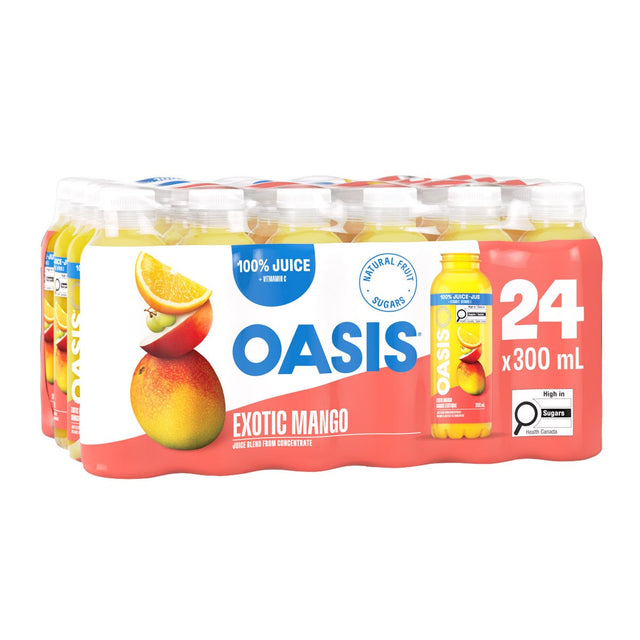 Oasis Exotic Mango Juice Blend, 24 × 300 mL N8