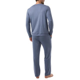 Layer Zero Men's Stretch 2-piece Lounge Set – Long Sleeve & Tapered Pant