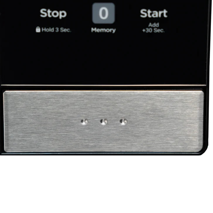Danby 1.1 cu.ft. Countertop Microwave - Black and Stainless Steel