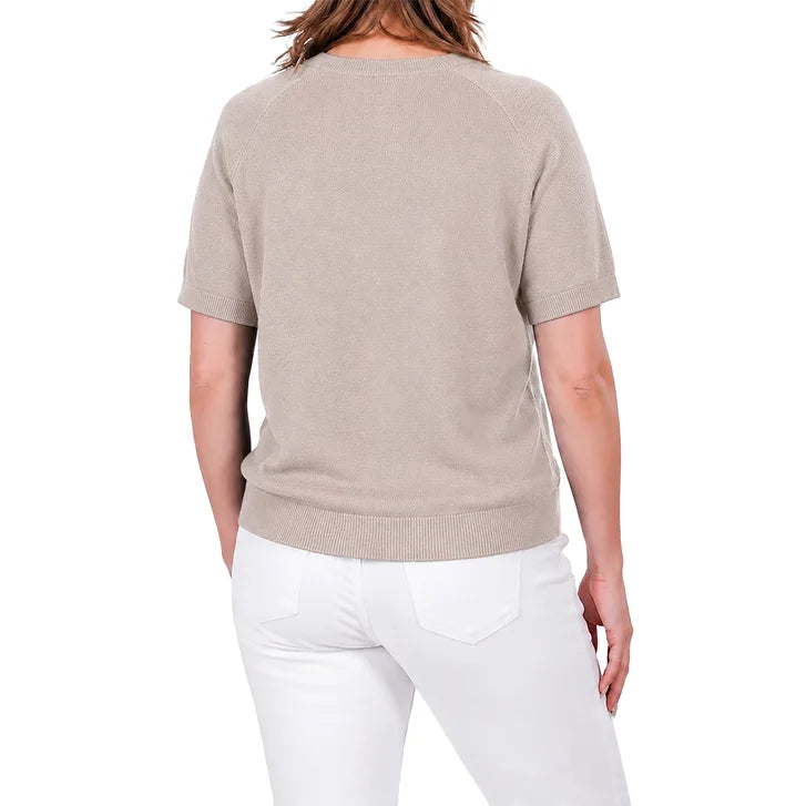 United Colors of Benetton Women’s Short Sleeve Crew Neck Sweater